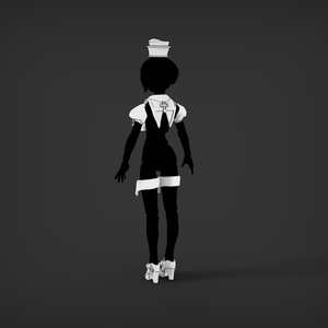 R.Z.」けものミミポニーテール・メガミデバイス・髪パーツ - R.Z.