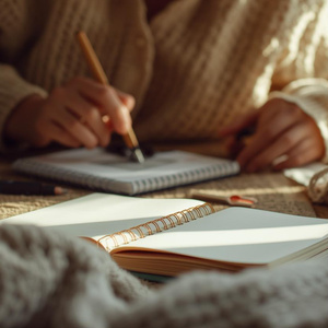 物語の創作、勉強への集中