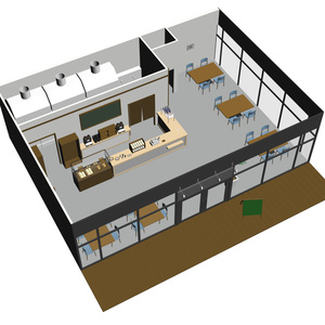 3Dカフェ・喫茶店(CLIPSTUDIOPAINT用) 缩略图 2
