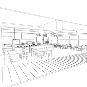 3Dカフェ・喫茶店(CLIPSTUDIOPAINT用) 缩略图 22