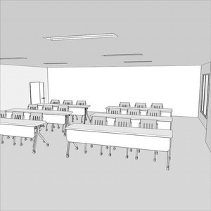 3D会議室・研修室Ver1.1(CLIPSTUDIOPAINT用) 缩略图 6