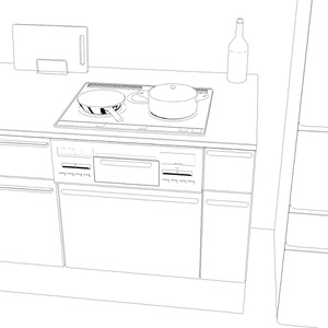 3Dキッチン・台所(CLIPSTUDIOPAINT用) 缩略图 10
