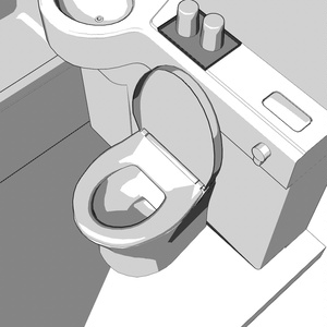 3Dユニットバス・トイレ(CLIPSTUDIOPAINT用) 缩略图 17