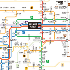 日式台灣鐵路路線圖（デジタル版）Taiwan Railway Route Map (Digital)
