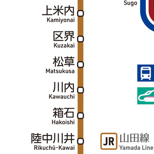 岩手県鉄道路線図（デジタル版）