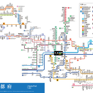 京都府鉄道路線図（デジタル版）
