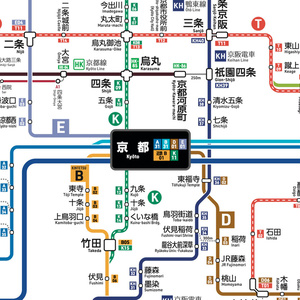 京都府鉄道路線図（デジタル版）