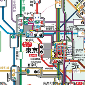 Metatex 地下鉄のりかえ楽々マップ（東京／デジタル版）