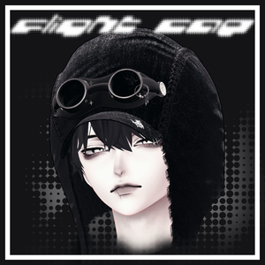 アニメーション付き✦Casual Flight Cap✦ 【VRChat】