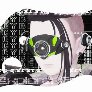 【VRChat】オリジナルサイバーゴーグル 『Explorer Goggles』