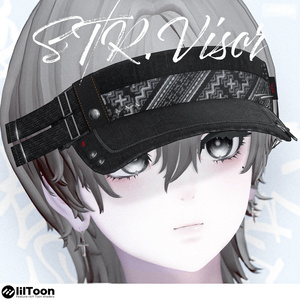 【VRChat】オリジナルバイザー『STR. Visor』