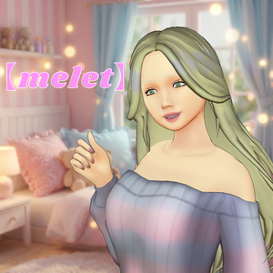 【オリジナル3Dモデル】melet -メレット- 【VRChat想定】