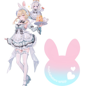 予約発売】C107サンドローネもこもこメイド服アクリルスタンド - りく