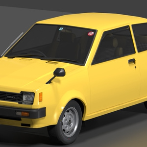 3Dモデル「モブ70年代後期FFハッチバック」 缩略图 2