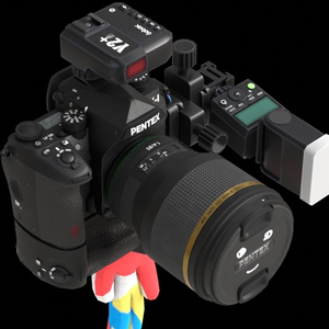 (無料)3Dモデル「レンズ交換式デジタル一眼レフカメラ（K-I）」 缩略图 5