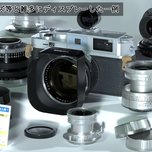 3Dモデル「レンジファインダーデジカメ（T-D1）」【VRC/VirtualLens2等】 缩略图 4