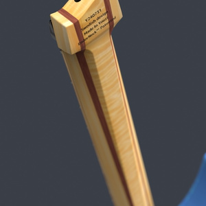 (無料)3Dモデル「6弦ヘッドレスギター .str-type*」 缩略图 6