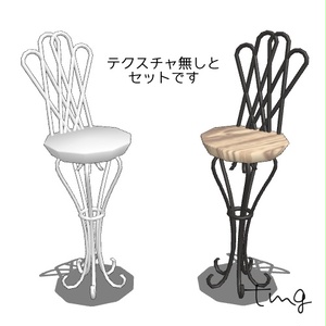 ★FREE★【クリスタ用】いす【３D素材】 缩略图 2