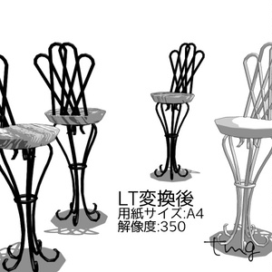 ★FREE★【クリスタ用】いす【３D素材】 缩略图 3