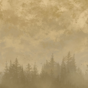 雲＋木の葉ブラシと木の幹ブラシ/Clouds, leaves brushes and tree stem brushes