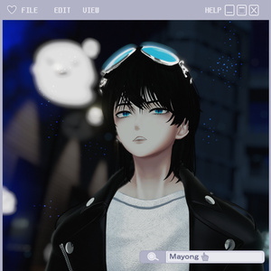 [Minase 水瀬] Grim Reaper makeup texture 저승사자 (2 types) 缩略图 4