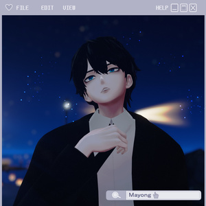 [Minase 水瀬] Grim Reaper makeup texture 저승사자 (2 types) 缩略图 8