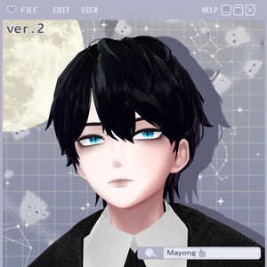 [Minase 水瀬] Grim Reaper makeup texture 저승사자 (2 types) 缩略图 7