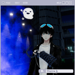 [Minase 水瀬] Grim Reaper makeup texture 저승사자 (2 types) 缩略图 5