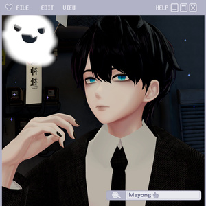 [Minase 水瀬] Grim Reaper makeup texture 저승사자 (2 types) 缩略图 9