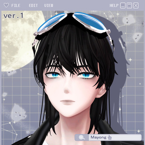 [Minase 水瀬] Grim Reaper makeup texture 저승사자 (2 types) 缩略图 3