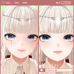 [Shinra(森羅)]Vampire&Hunter eye,face&body makeup texture 缩略图 11
