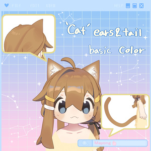 [Mamehinataまめひなた]Cat ears&tail, body&face&eye makeup 缩略图 9