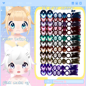 [Mamehinataまめひなた]Cat ears&tail, body&face&eye makeup 缩略图 11