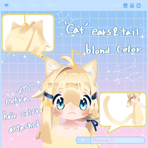[Mamehinataまめひなた]Cat ears&tail, body&face&eye makeup 缩略图 10