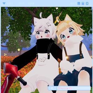 [Mamehinataまめひなた]Cat ears&tail, body&face&eye makeup 缩略图 3