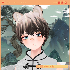 [Kuutaくうた] Tiger makeup texture + bandage 缩略图 4