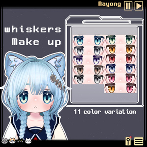 [Kipfel キプフェル] Whiskers Face and Body, eyes makeup! 缩略图 10