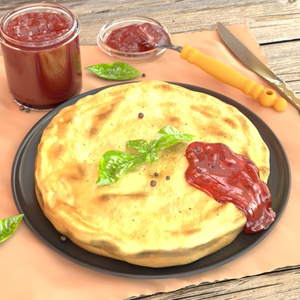 Blender作品「チーズタルト」のシーンデータ