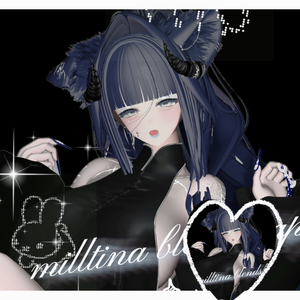 vrchat-milltina face blendshapes+6anim