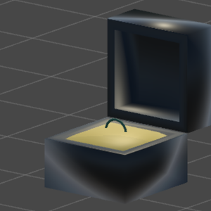 指輪ケース 3Dモデル