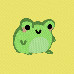 Frog Plushie ( ぬいぐるみ)
