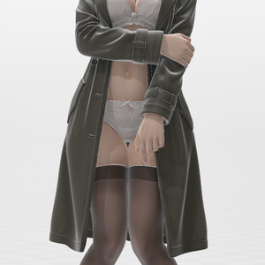 リアル人物3Dスキャンモデル / 3Dデータ (.glb)[F1732] 