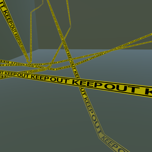 KEEP OUTテープParticle