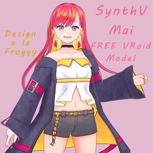 Synthesizer V Mai a la Froggy FREE VRoid Model