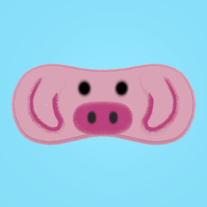 Pig eye mask
