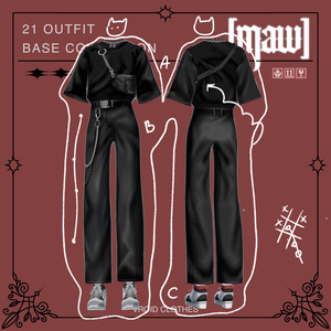 21 OUTFIT VROID by [maw]