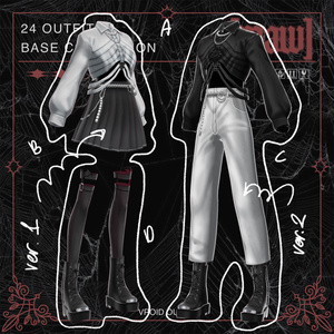 24 OUTFIT VROID by [maw] HALLOWEEN EDITION