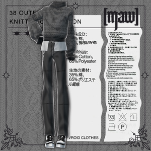 38 OUTFIT VROID by [maw]