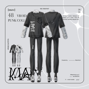 48 OUTFIT VROID by [maw]
