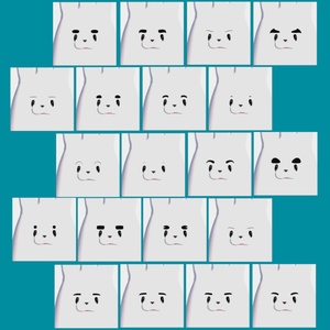 まゆげ 【４つみみうさぎ対応】 缩略图 2